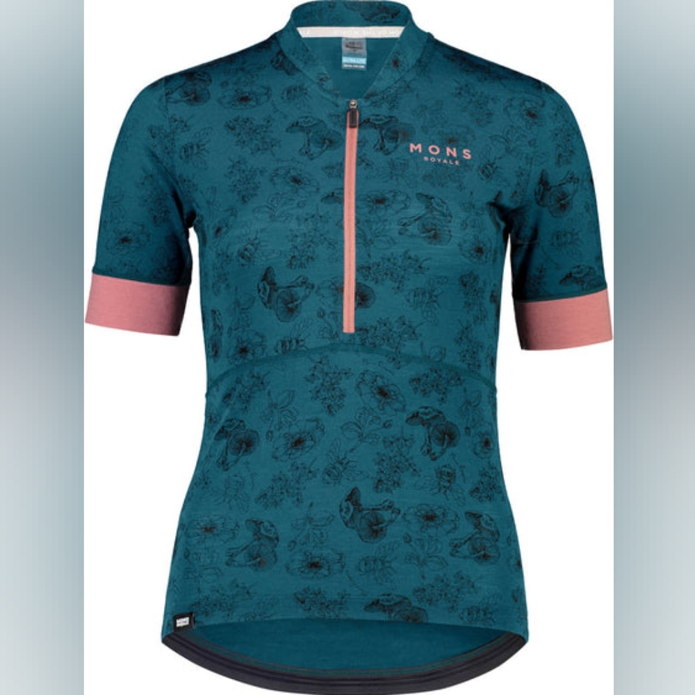 Mons Royale CADENCE HALF ZIP T-SHIRT - WOMEN'S